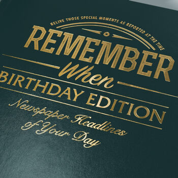 Birthday Edition Newspaper Book In Gift Box, 5 of 5