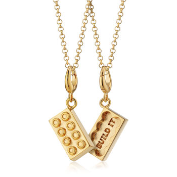 18ct Gold Building Block Charm Necklace, 4 of 7