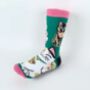Novelty Fun Socks Size Five To Nine ~ Lucky Chinese Cat, thumbnail 4 of 6