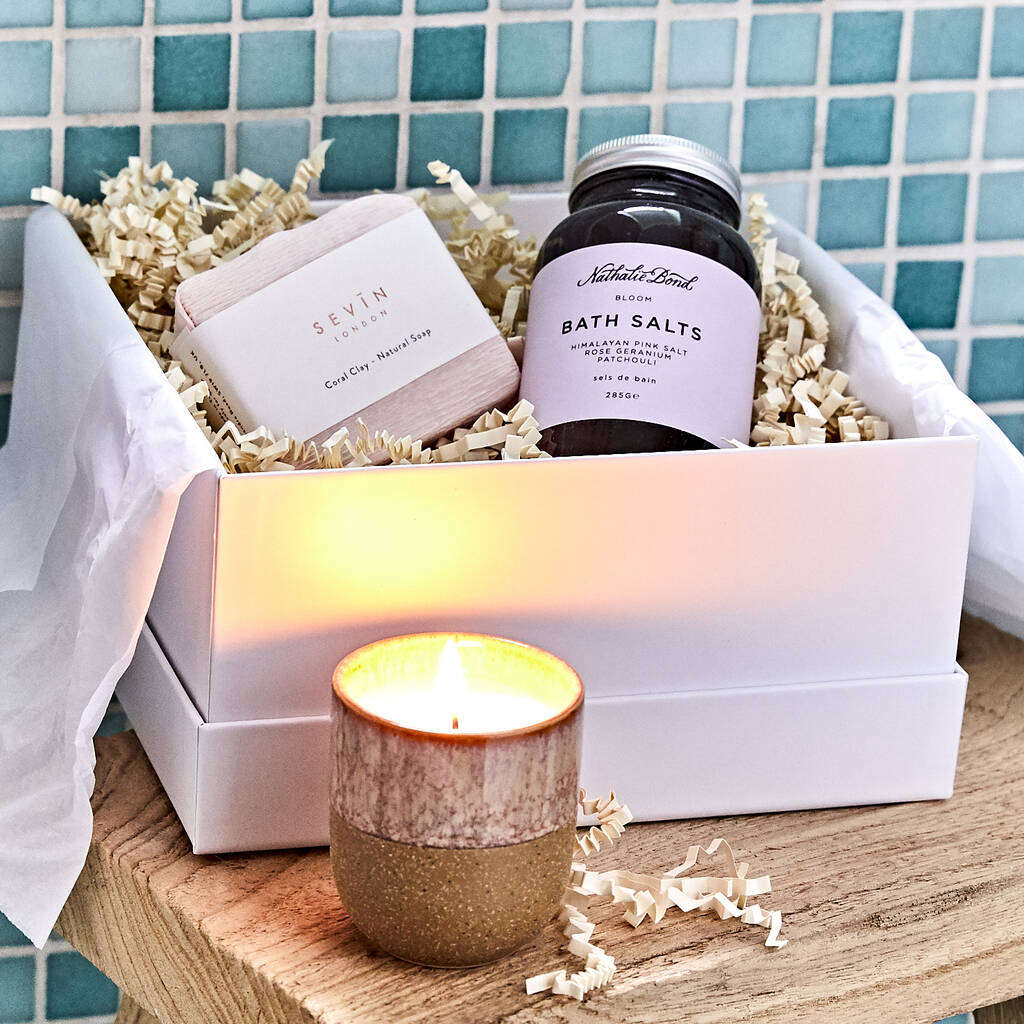 'Bathtime Indulgence' Luxury Pamper Gift Box For Her, 1 of 8
