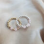 Gold Filled Rose Quartz Stacking Stretch Bead Ring, thumbnail 2 of 9