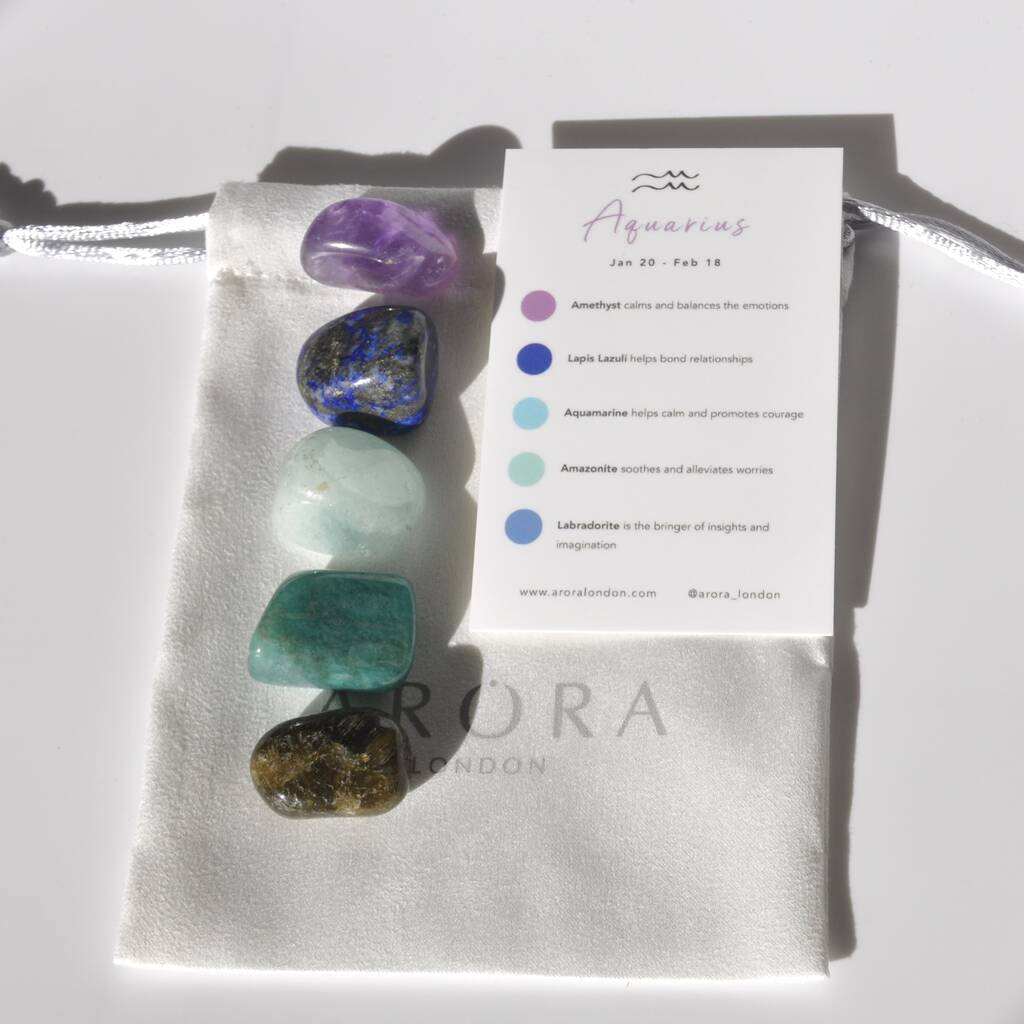 Aquarius Zodiac Crystal Kit, 1 of 4