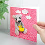 Teddy Bear And Duck Greeting Card, thumbnail 1 of 2