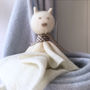 Personalised New Mum Cashmere Shrug And Bear Gift Set, thumbnail 6 of 12