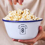 Personalised Football Shirt Popcorn Bowl, thumbnail 1 of 2