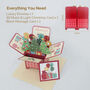 Light Up Musical Pop Up Christmas Card With Santa, thumbnail 8 of 8
