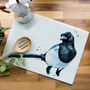Inky Magpie Glass Worktop Saver, thumbnail 6 of 6