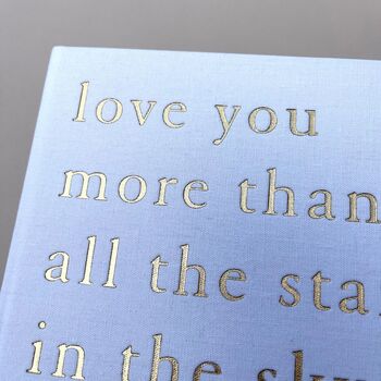 Linen 'Love You More' Photo Album, 2 of 3