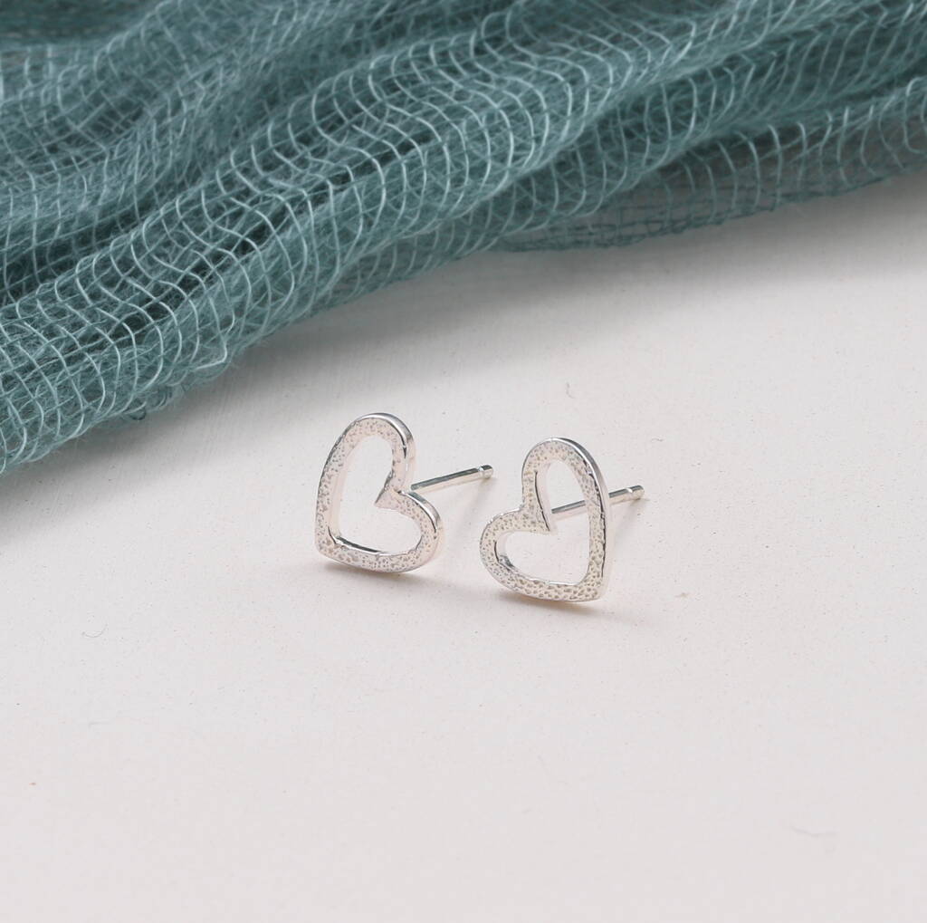 Copper Heart Earrings - Temu