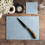 Blue Turkish Flower Worktop Protector Cutting Board, thumbnail 10 of 12