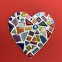 Childs Christmas Hanging Heart Mosaic Craft Kit, thumbnail 4 of 4