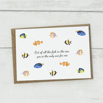 Fish In The Sea Card, 3 of 4