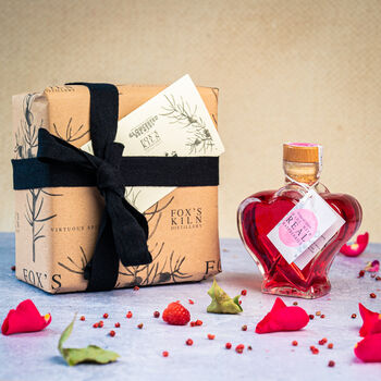 Heart Shaped Gin With Wild Flower Seeded Gift Tag, 2 of 8