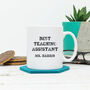 Varsity Style Personalised Teacher Mug, thumbnail 5 of 9