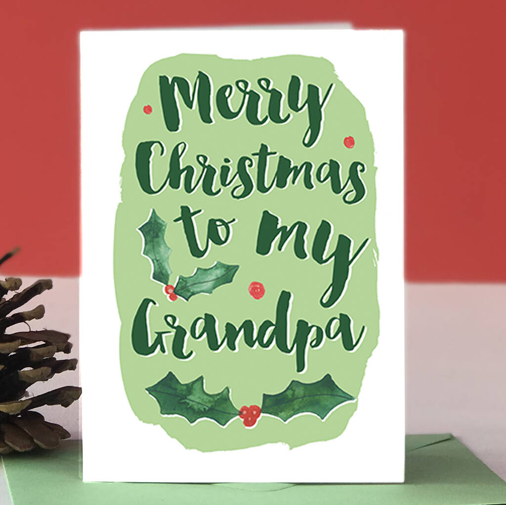 Grandpa Christmas Card 