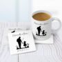 Personalised Dad And Daughter Silhouette Mug, thumbnail 4 of 8