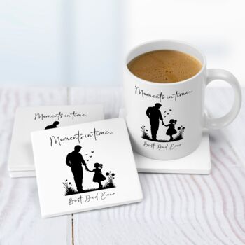Personalised Dad And Daughter Silhouette Mug, 4 of 8