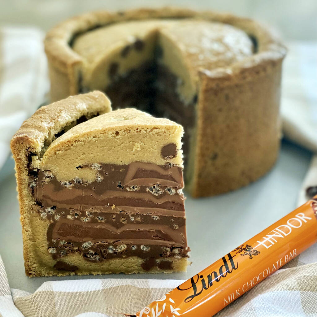 Cookie Pie Filled With Lindor® Chocolate Orange, 1 of 4