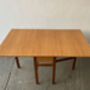 Mid Century 1960s Retro Vintage Large Drop Leaf Table, thumbnail 7 of 8