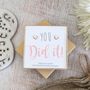 Rose Gold Heart Earrings, You Did It, thumbnail 1 of 4