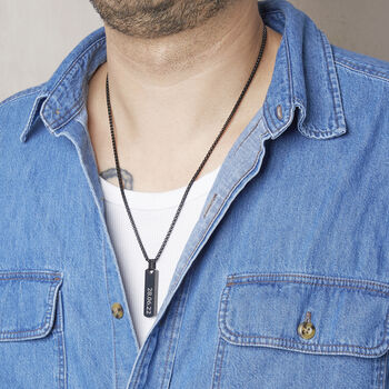 Special Date Personalised Pendant For Dad, 8 of 10