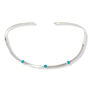 Monterey Silver Collar With Turquoise, thumbnail 1 of 2