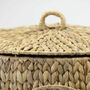 Lana Water Hyacinth Storage Basket, thumbnail 3 of 4