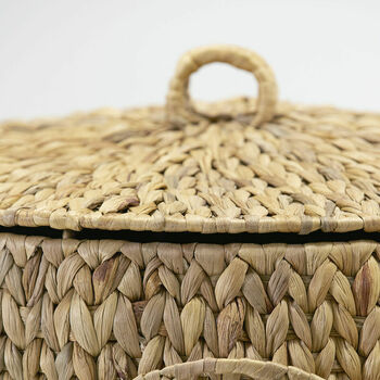 Lana Water Hyacinth Storage Basket, 3 of 4