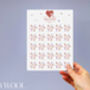 Butterfly Lilac Birthday Flower Bud Card, thumbnail 7 of 11