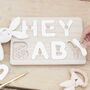 Wooden Puzzle Baby Shower Guest Book, thumbnail 1 of 3