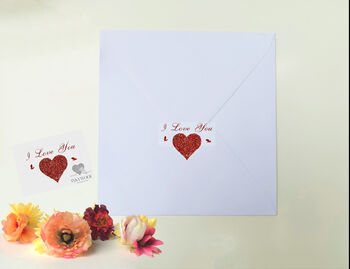 Butterfly Couple Love Heart Valentine's Card, 6 of 12