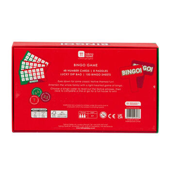 Christmas Crowd Bingo Stocking Filler Secret Santa Game, 3 of 4