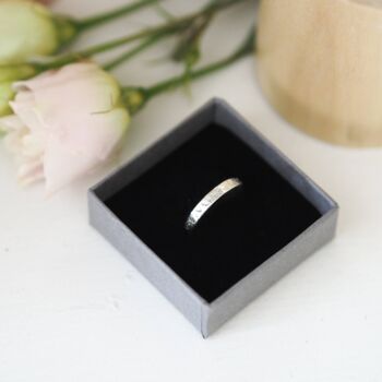 Handstamped Personalised Botanical Ring, 7 of 7