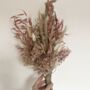 Blush Hydrangea Dried Flower Bouquet, thumbnail 1 of 6