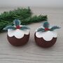 Mini Clay Christmas Pudding, thumbnail 4 of 6