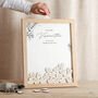 Meadow Drop Top Frame Wedding Guest Book, thumbnail 2 of 5
