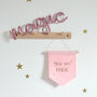 Pink You Are Magic Felt Banner, thumbnail 3 of 6