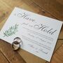 To Have Just On Hold Wedding Change The Date Cards, thumbnail 1 of 4