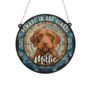 Vizsla Wirehaired Memorial Suncatcher, thumbnail 4 of 6