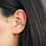 Green Enamel Ear Cuff, thumbnail 1 of 9