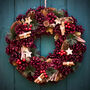 Deck The Halls Luxury Christmas Wreath, thumbnail 1 of 9