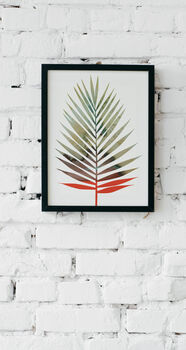 Areca Palm Leaf Fine Art Giclée Print, 5 of 6