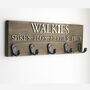 Large Personalised Walkie's Dog Lead Hook Organiser, thumbnail 6 of 12