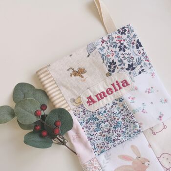 Christmas Stocking Made From Baby Clothes, 9 of 12