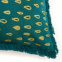 Mirage Rain Drops Recycled Cotton Cushion Cover, thumbnail 5 of 6