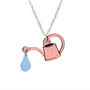 Watering Can Charm Necklace, thumbnail 2 of 4