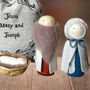 Mini Nativity Character Set Mary Joseph– Christmas Decoration Gift, thumbnail 3 of 5
