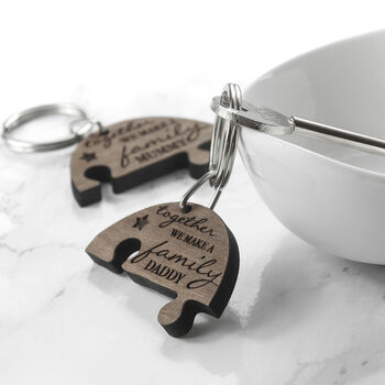 Personalised Family Together Keyring Set, 2 of 5