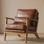 Elegant Brown Accent Chair Armchair Living Room, thumbnail 1 of 5
