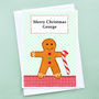 'Gingerbread' Personalised Childrens Christmas Card, thumbnail 3 of 3